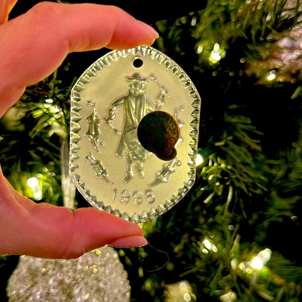Waterford Crystal 1995 Christmas Ornament